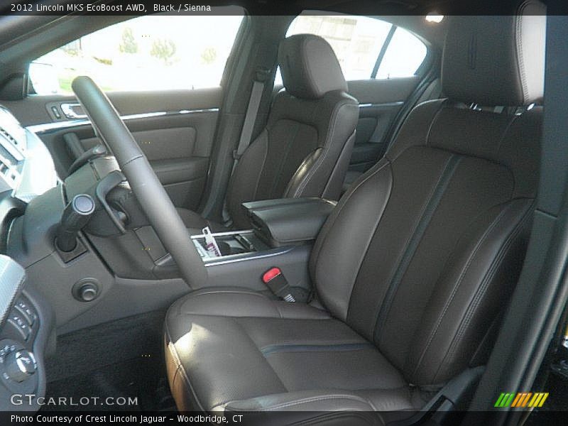  2012 MKS EcoBoost AWD Sienna Interior