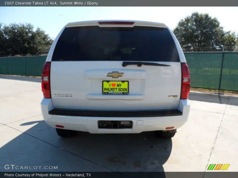 Summit White / Ebony 2007 Chevrolet Tahoe LT 4x4