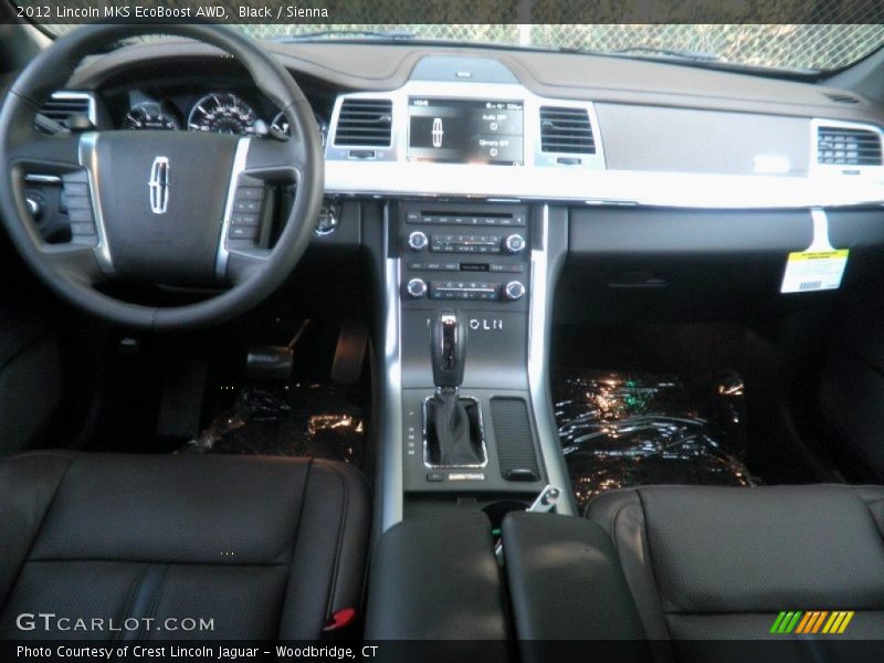 Black / Sienna 2012 Lincoln MKS EcoBoost AWD
