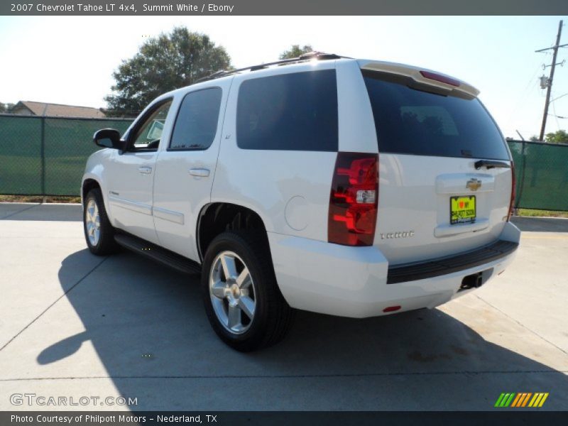 Summit White / Ebony 2007 Chevrolet Tahoe LT 4x4