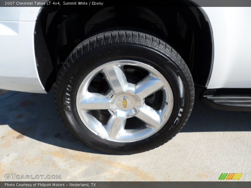 Summit White / Ebony 2007 Chevrolet Tahoe LT 4x4