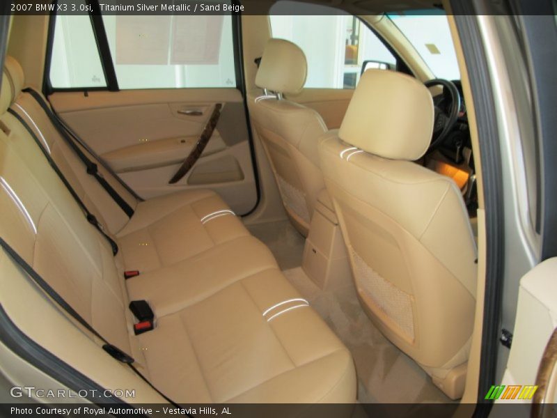 Titanium Silver Metallic / Sand Beige 2007 BMW X3 3.0si