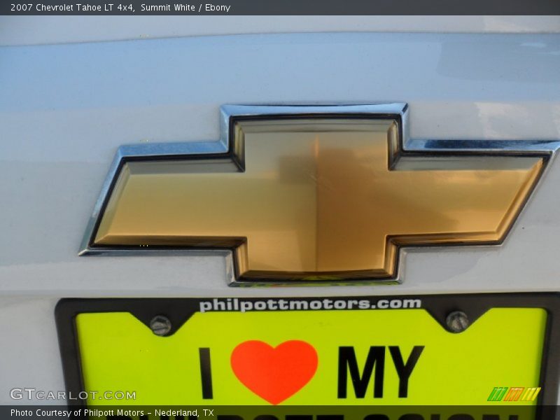Summit White / Ebony 2007 Chevrolet Tahoe LT 4x4