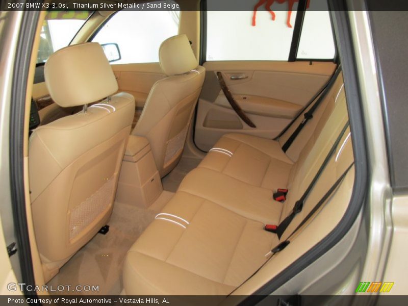 Titanium Silver Metallic / Sand Beige 2007 BMW X3 3.0si