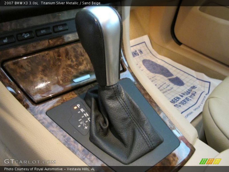 Titanium Silver Metallic / Sand Beige 2007 BMW X3 3.0si