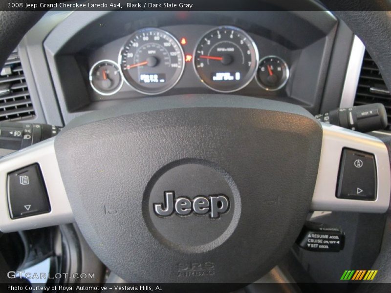 Black / Dark Slate Gray 2008 Jeep Grand Cherokee Laredo 4x4