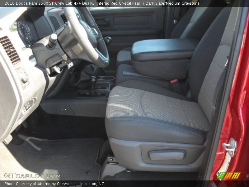 Inferno Red Crystal Pearl / Dark Slate/Medium Graystone 2010 Dodge Ram 3500 ST Crew Cab 4x4 Dually