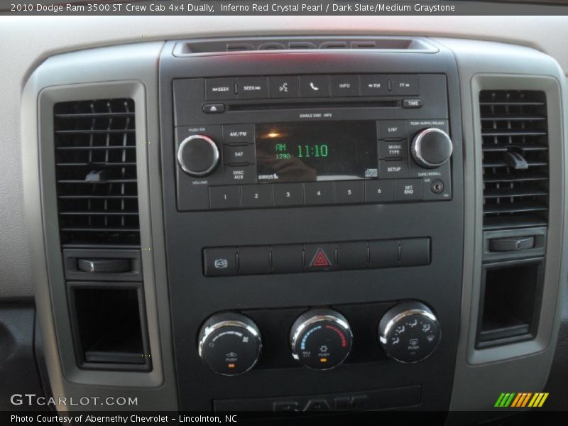 Inferno Red Crystal Pearl / Dark Slate/Medium Graystone 2010 Dodge Ram 3500 ST Crew Cab 4x4 Dually