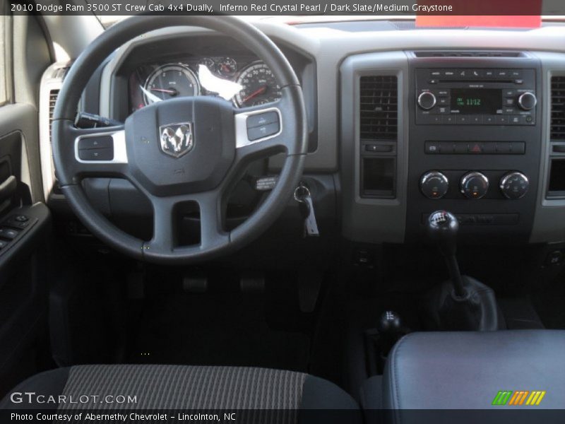 Inferno Red Crystal Pearl / Dark Slate/Medium Graystone 2010 Dodge Ram 3500 ST Crew Cab 4x4 Dually