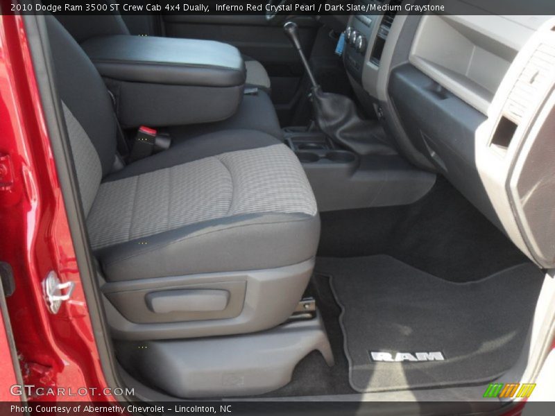 Inferno Red Crystal Pearl / Dark Slate/Medium Graystone 2010 Dodge Ram 3500 ST Crew Cab 4x4 Dually
