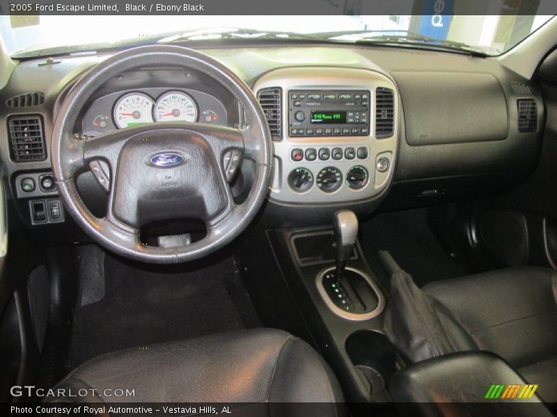 Dashboard of 2005 Escape Limited