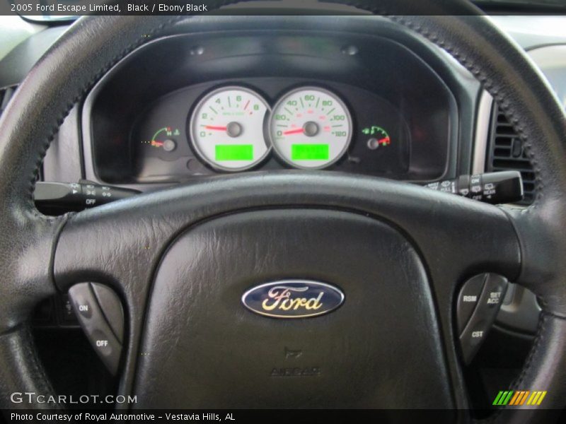Black / Ebony Black 2005 Ford Escape Limited