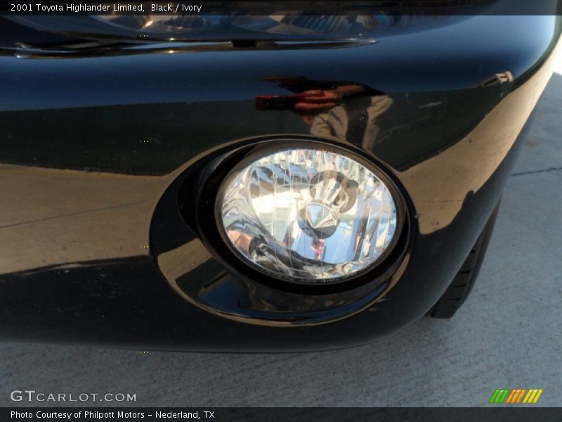 Black / Ivory 2001 Toyota Highlander Limited