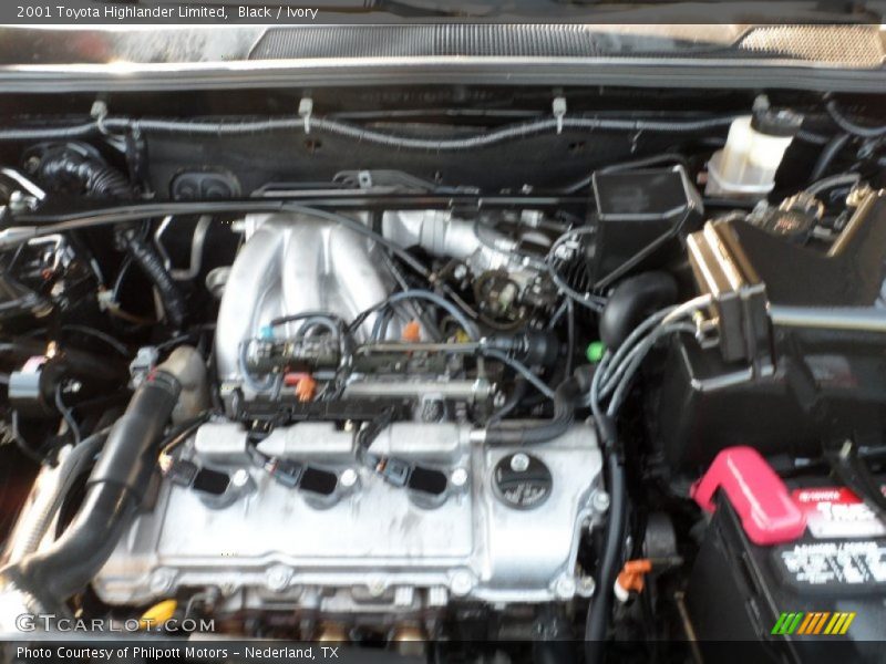 Black / Ivory 2001 Toyota Highlander Limited