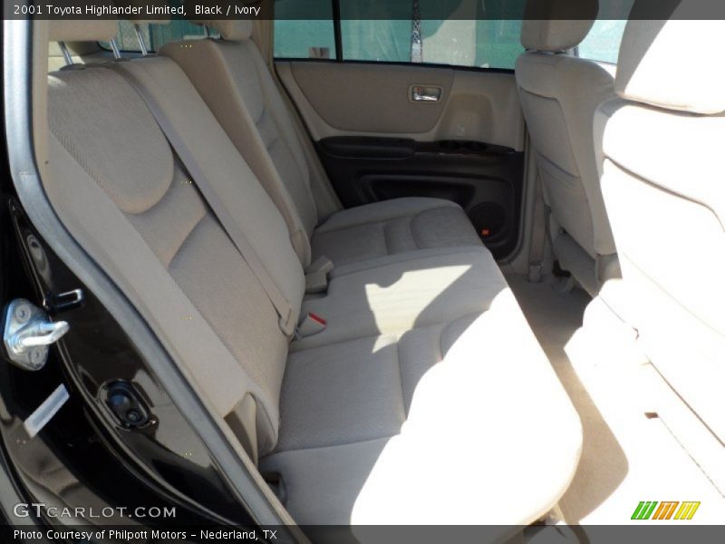 Black / Ivory 2001 Toyota Highlander Limited
