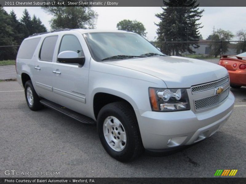 Sheer Silver Metallic / Ebony 2011 Chevrolet Suburban LT 4x4