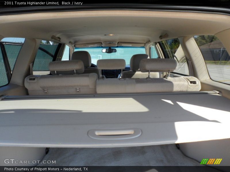 Black / Ivory 2001 Toyota Highlander Limited