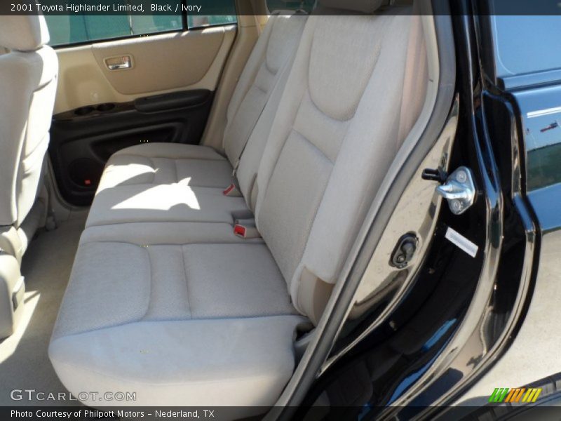 Black / Ivory 2001 Toyota Highlander Limited