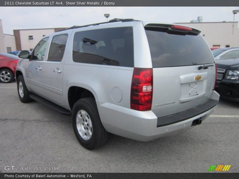 Sheer Silver Metallic / Ebony 2011 Chevrolet Suburban LT 4x4