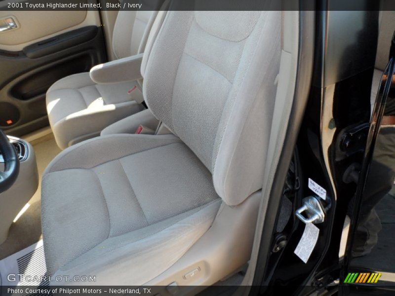 Black / Ivory 2001 Toyota Highlander Limited
