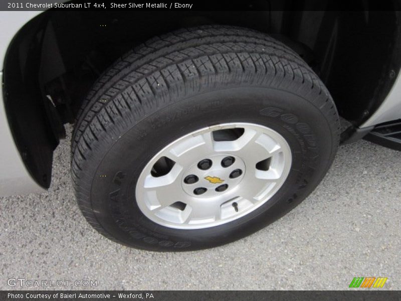 Sheer Silver Metallic / Ebony 2011 Chevrolet Suburban LT 4x4