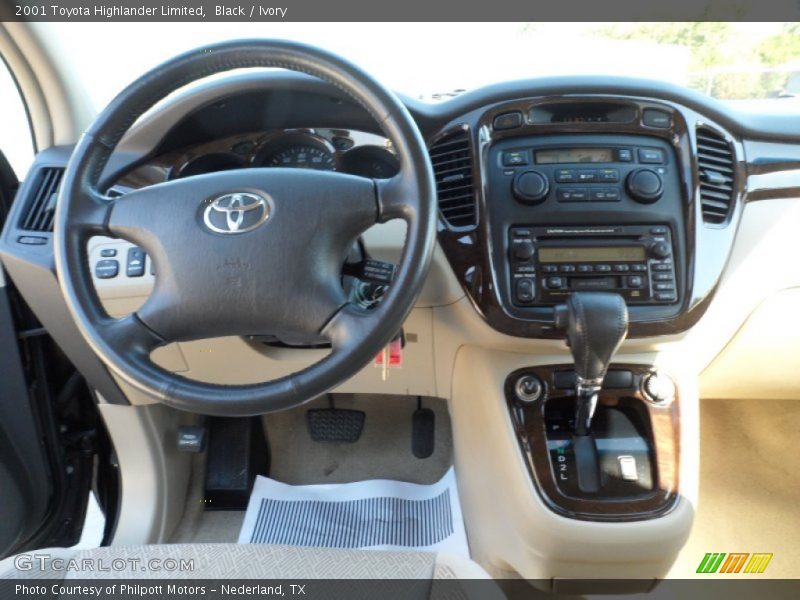 Black / Ivory 2001 Toyota Highlander Limited