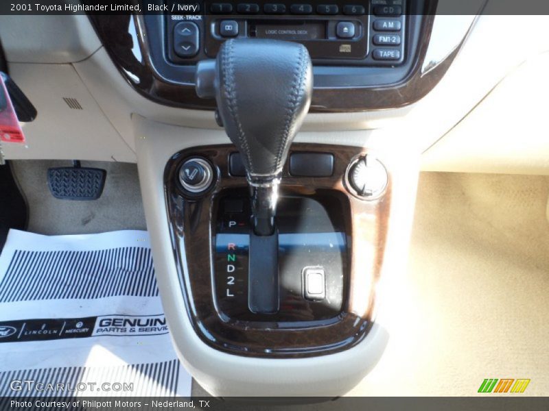 Black / Ivory 2001 Toyota Highlander Limited