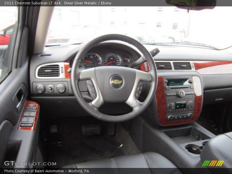 Sheer Silver Metallic / Ebony 2011 Chevrolet Suburban LT 4x4