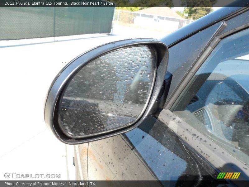 Black Noir Pearl / Beige 2012 Hyundai Elantra GLS Touring