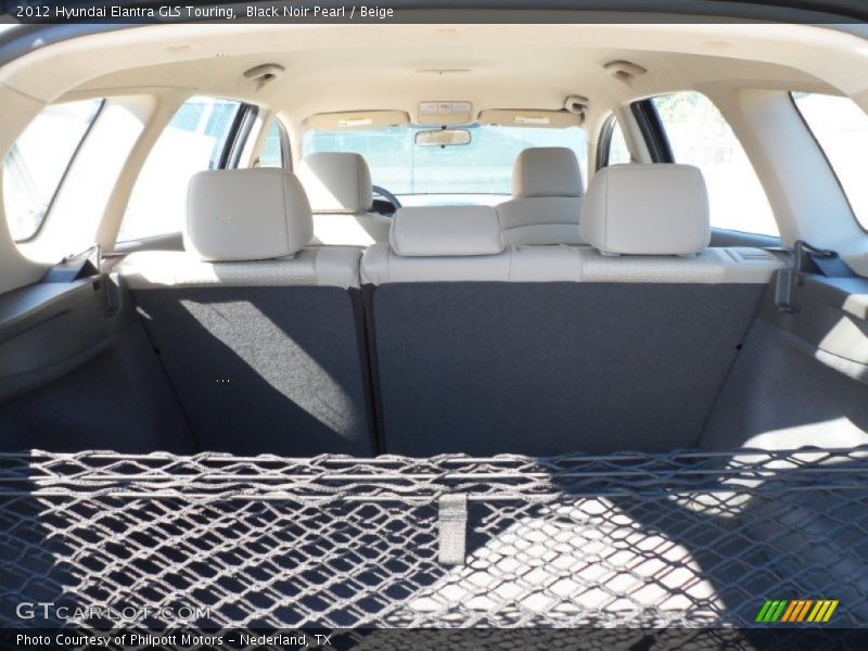 Black Noir Pearl / Beige 2012 Hyundai Elantra GLS Touring