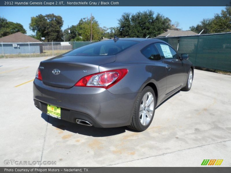 Nordschleife Gray / Black Cloth 2012 Hyundai Genesis Coupe 2.0T