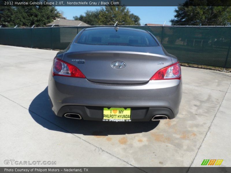 Nordschleife Gray / Black Cloth 2012 Hyundai Genesis Coupe 2.0T