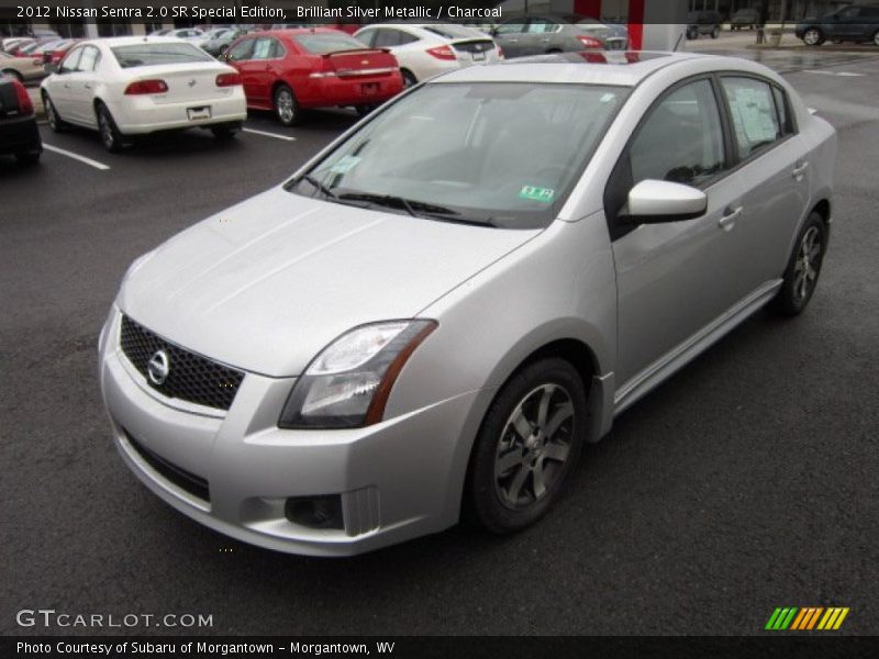 Brilliant Silver Metallic / Charcoal 2012 Nissan Sentra 2.0 SR Special Edition