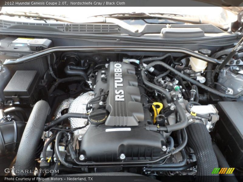  2012 Genesis Coupe 2.0T Engine - 2.0 Liter Turbocharged DOHC 16-Valve Dual-CVVT 4 Cylinder