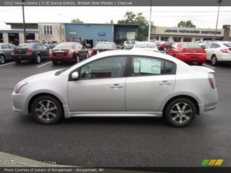 Brilliant Silver Metallic / Charcoal 2012 Nissan Sentra 2.0 SR Special Edition