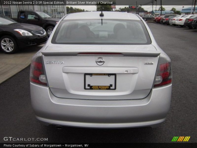 Brilliant Silver Metallic / Charcoal 2012 Nissan Sentra 2.0 SR Special Edition