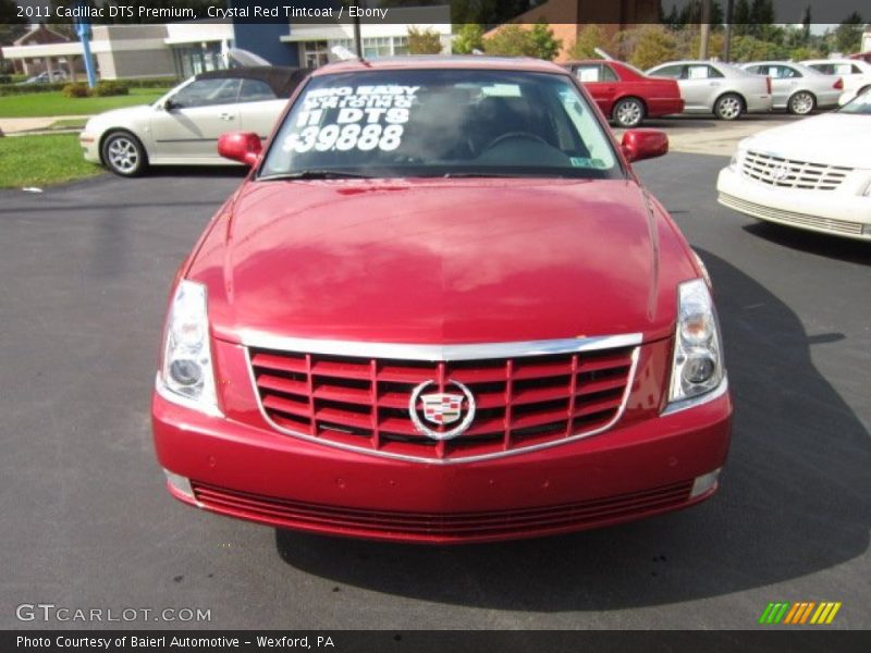 Crystal Red Tintcoat / Ebony 2011 Cadillac DTS Premium