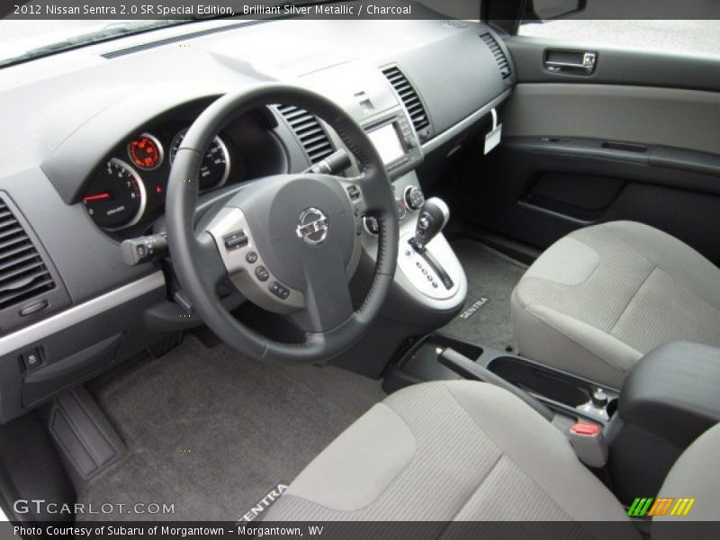 Brilliant Silver Metallic / Charcoal 2012 Nissan Sentra 2.0 SR Special Edition