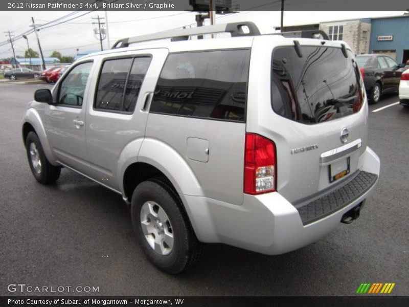 Brilliant Silver / Graphite 2012 Nissan Pathfinder S 4x4