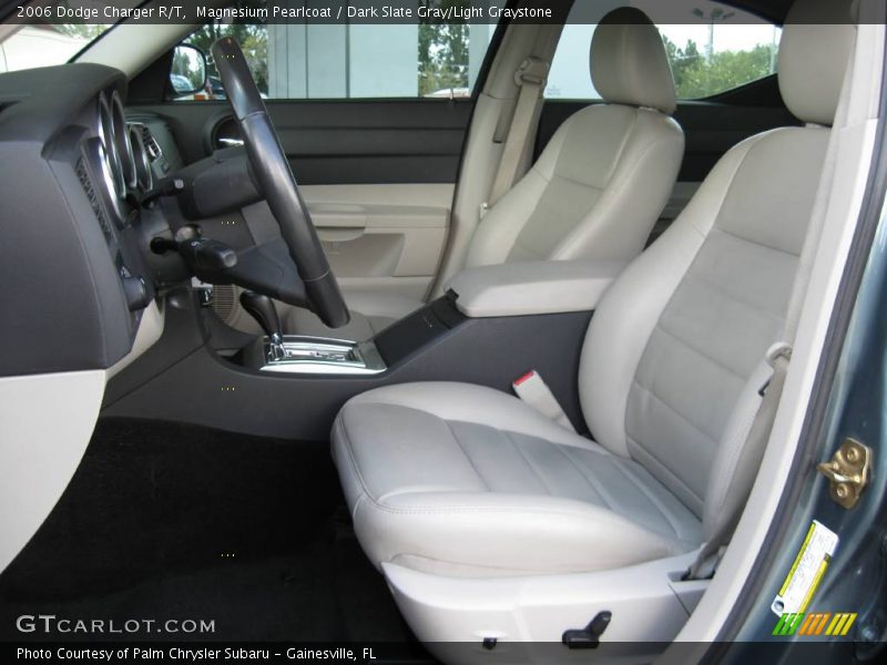 Magnesium Pearlcoat / Dark Slate Gray/Light Graystone 2006 Dodge Charger R/T