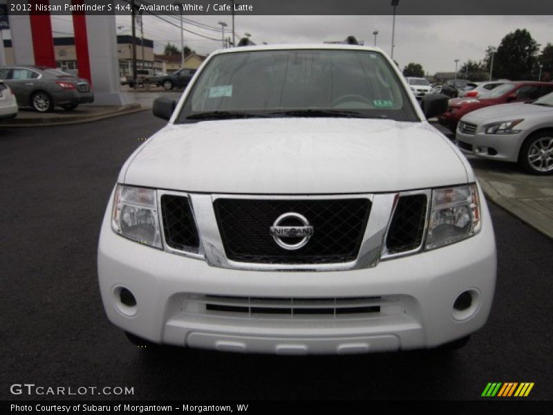 Avalanche White / Cafe Latte 2012 Nissan Pathfinder S 4x4
