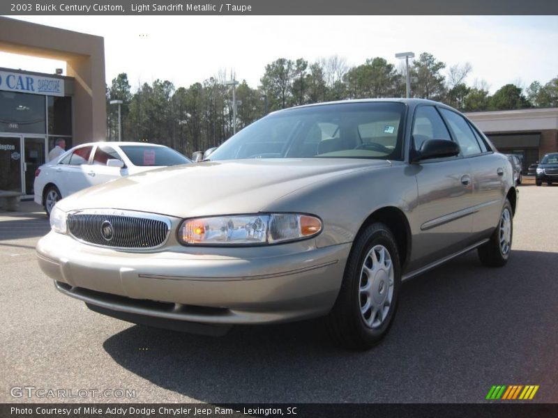 Light Sandrift Metallic / Taupe 2003 Buick Century Custom