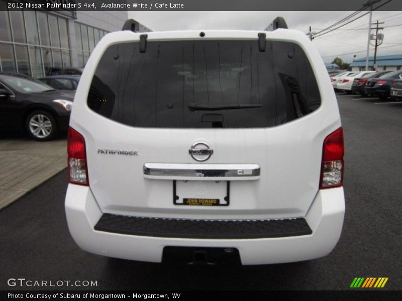 Avalanche White / Cafe Latte 2012 Nissan Pathfinder S 4x4