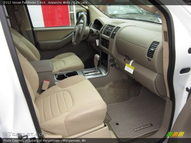 Avalanche White / Cafe Latte 2012 Nissan Pathfinder S 4x4