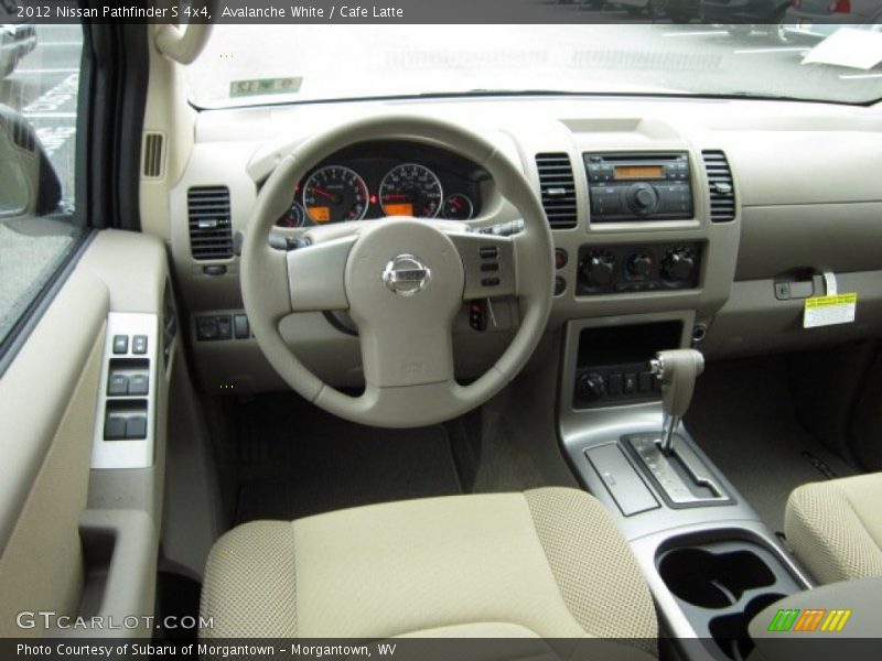 Avalanche White / Cafe Latte 2012 Nissan Pathfinder S 4x4
