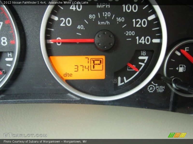 Avalanche White / Cafe Latte 2012 Nissan Pathfinder S 4x4