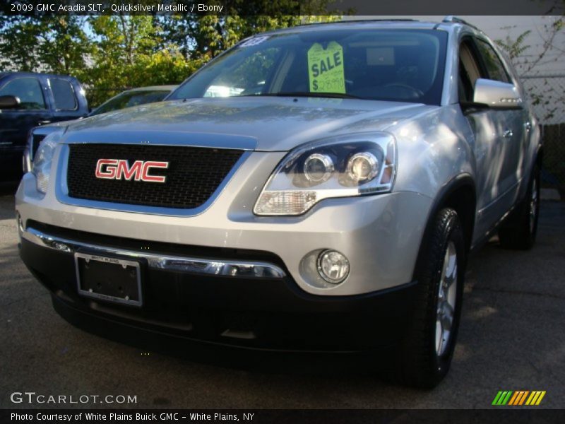 Quicksilver Metallic / Ebony 2009 GMC Acadia SLT