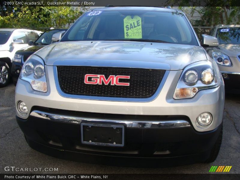 Quicksilver Metallic / Ebony 2009 GMC Acadia SLT