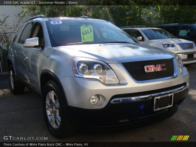 Quicksilver Metallic / Ebony 2009 GMC Acadia SLT