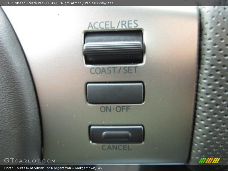 Controls of 2012 Xterra Pro-4X 4x4